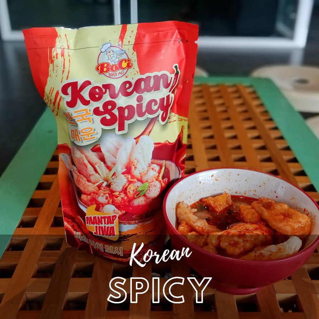 

Baso Aci Garut / Boci / Baso Aci Instan / Mantap Jiwa - Korean Spicy