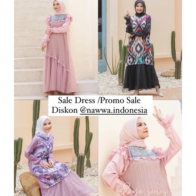 Sale Dress nawwa katumbiri dan kalista dress / Promo sale Nawwa