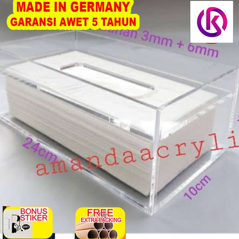 

Murah Acrylic Tempat Tisue Tinggi 18cm