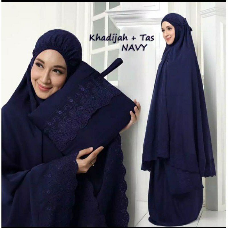 Awrellcollection - Mukena Dewasa Khadijah Katun Premium