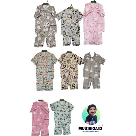 piyama anak/baju tidur anak umur 1-5 thn