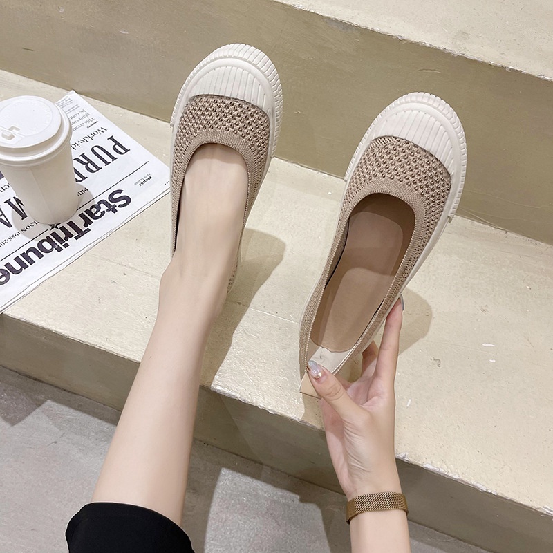 TBIG [COD] Sepatu Slip On LOVESOUL2 Import Shoes Wanita Sepatu Korea Style Sekolah Kuliah