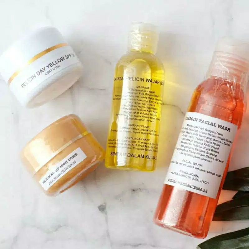 WHITENING HIGH DOSE PELICIN PRIA WANITA AMAN # PELICIN WAJAH FARMASI