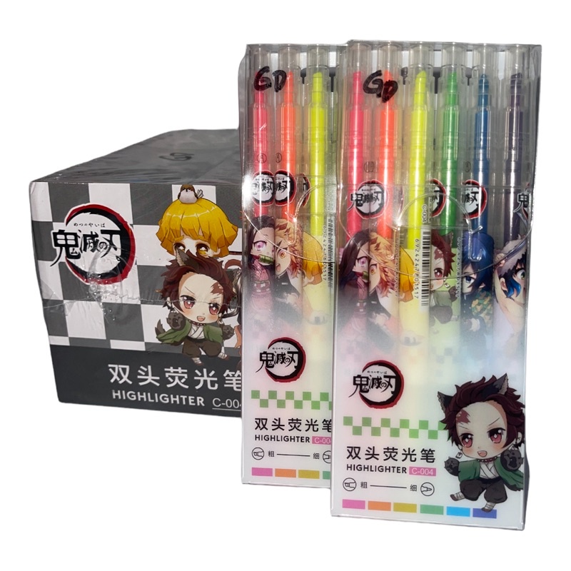 

Highlighter Set Demon Slayer (Kimetsu no Yaiba) 6pcs set