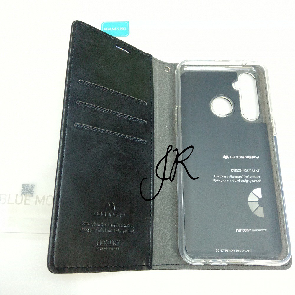 LEATHER Flip Case Premium REALME 5 PRO