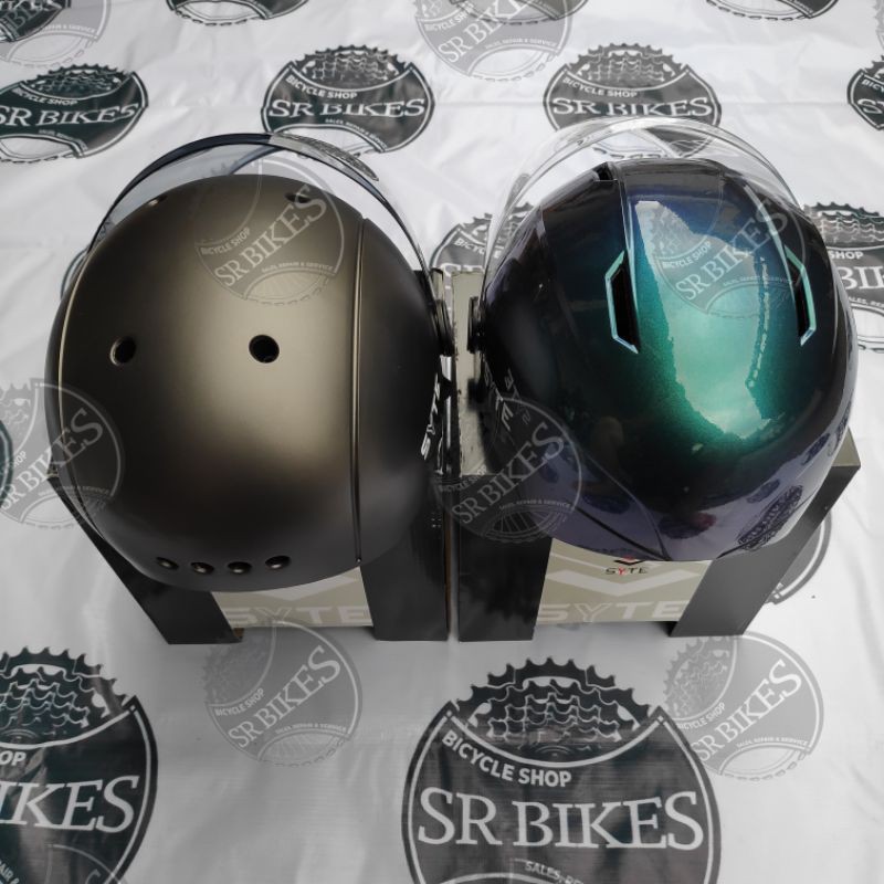 Helm Sepeda ada Kaca Face Shield. SYTE ST-F171