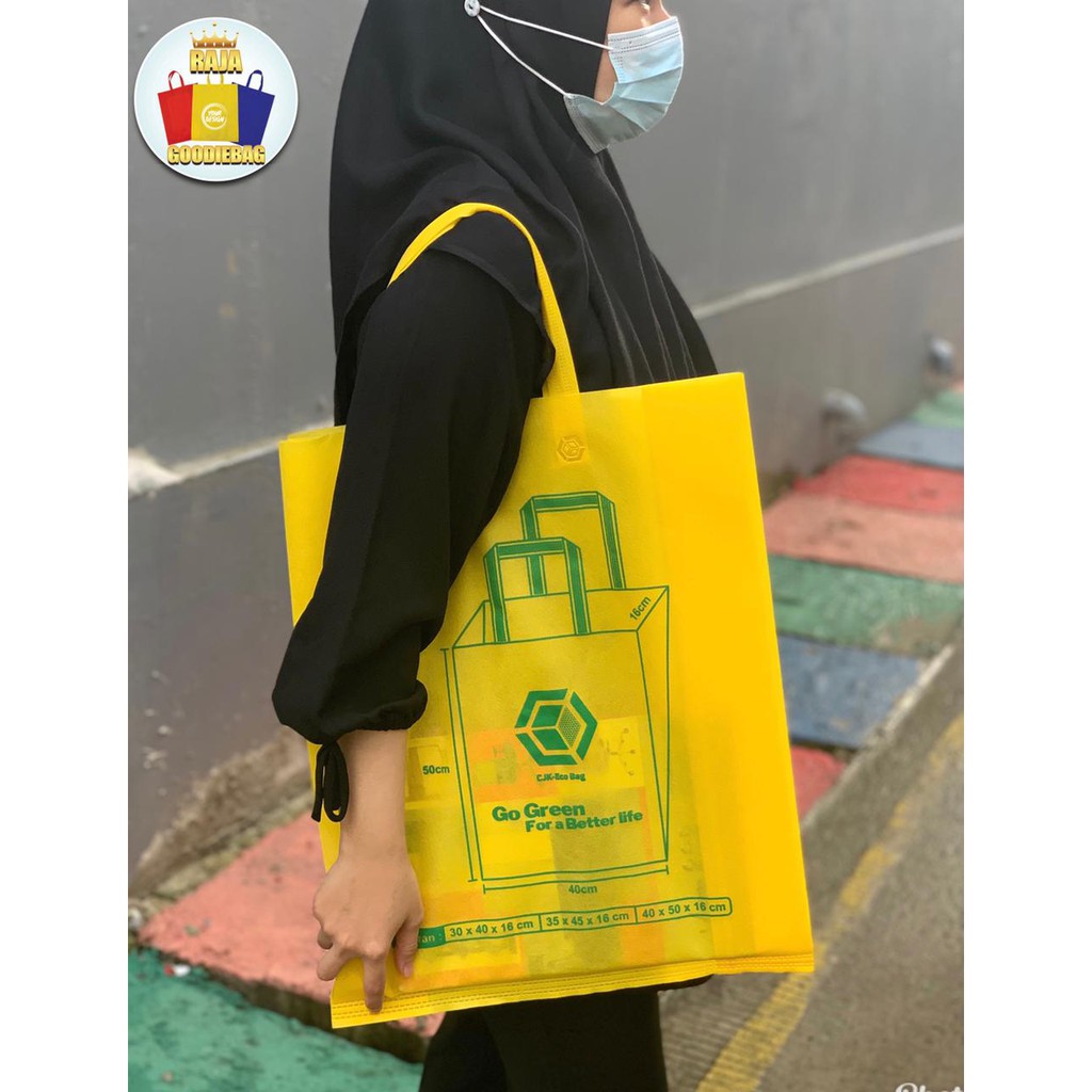 

Tas Spunbond Shopping/Tas Belanja 40x50x16 tipis