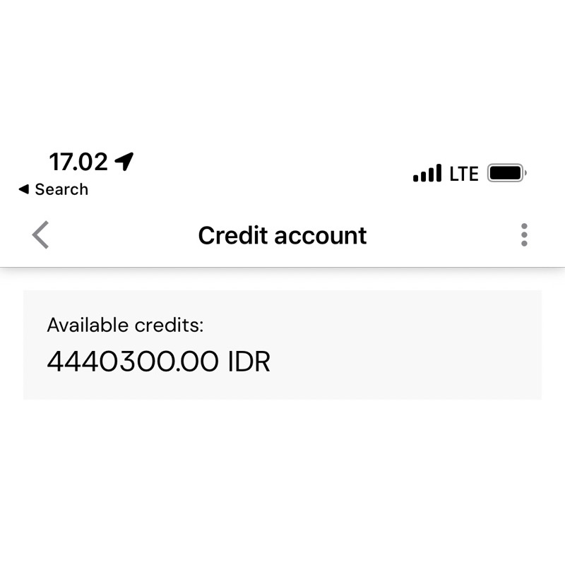 Jual Akun Kredit Big Air Asia