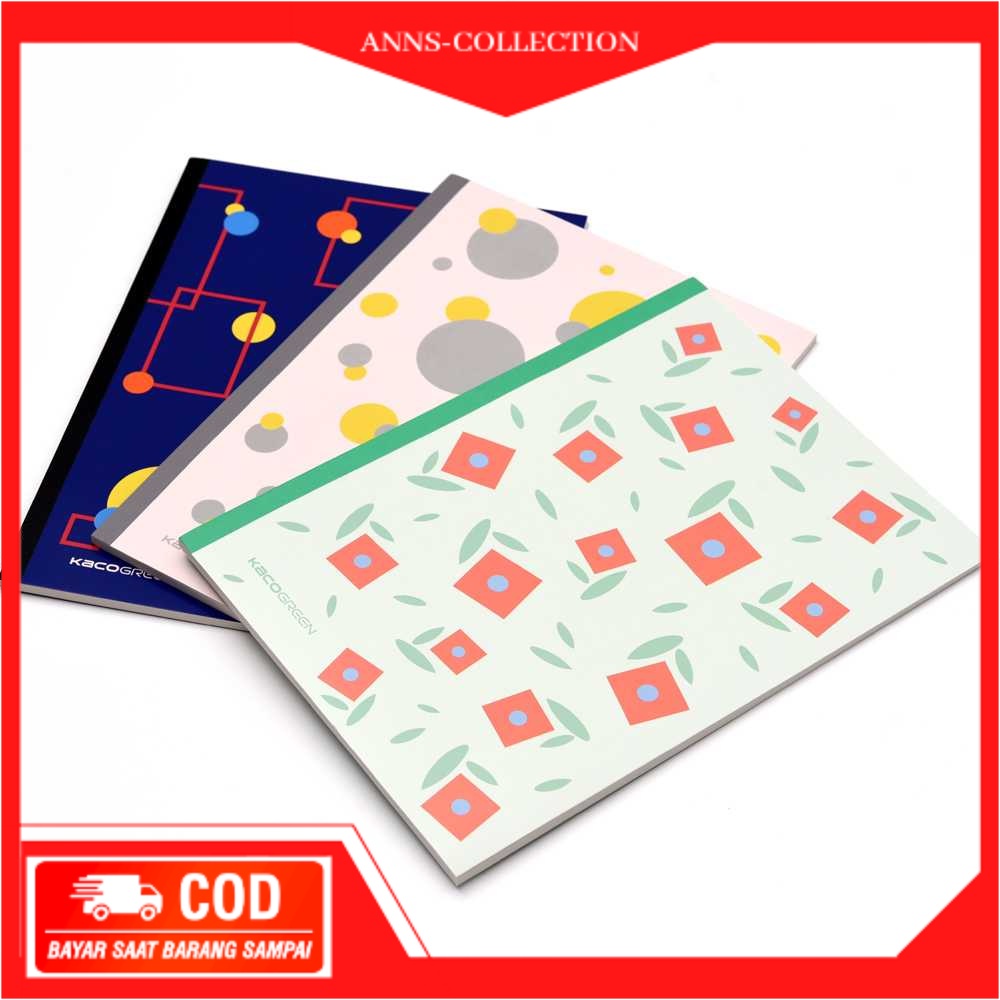 

[ANNS] -KACO JUMBO B5 Notebook Buku Tulis Catatan Kerja Sekolah 3 PCS - K1315- JM