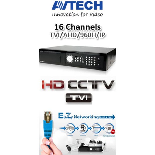 Unik DVR Analog CCTV support AHD   TVI  960H Mobile Devices Diskon