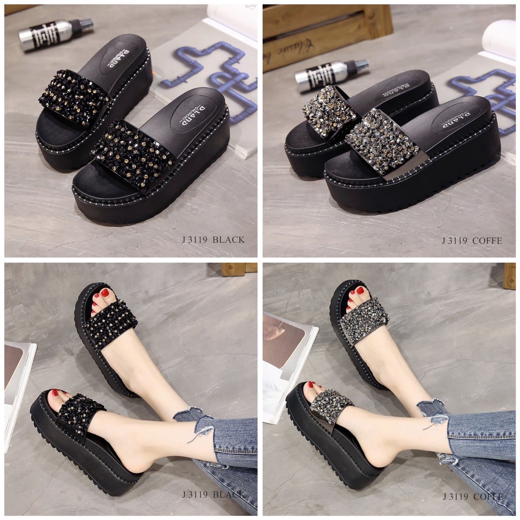 SANDAL SLOP WEDGES FASHION WAYNA 3119