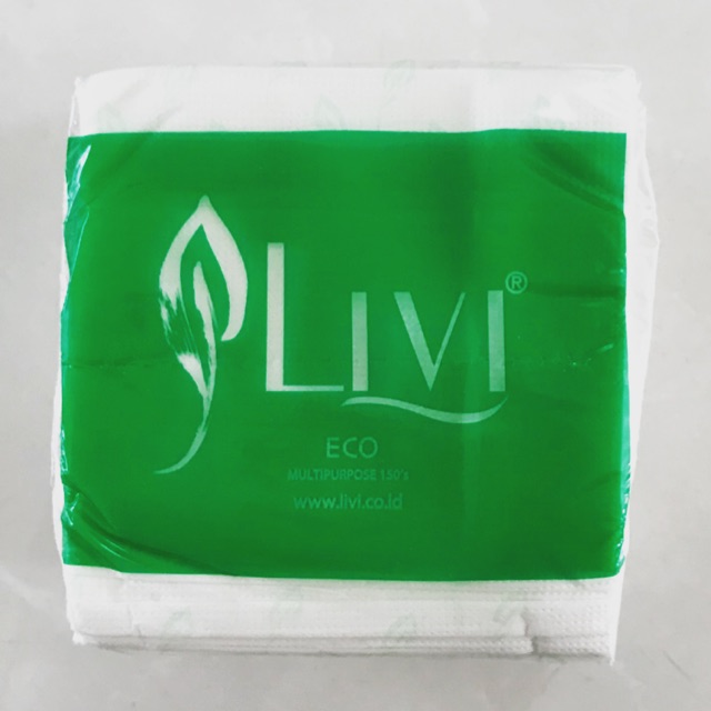Tisu Tissue LIvi eco popup 150 sheets