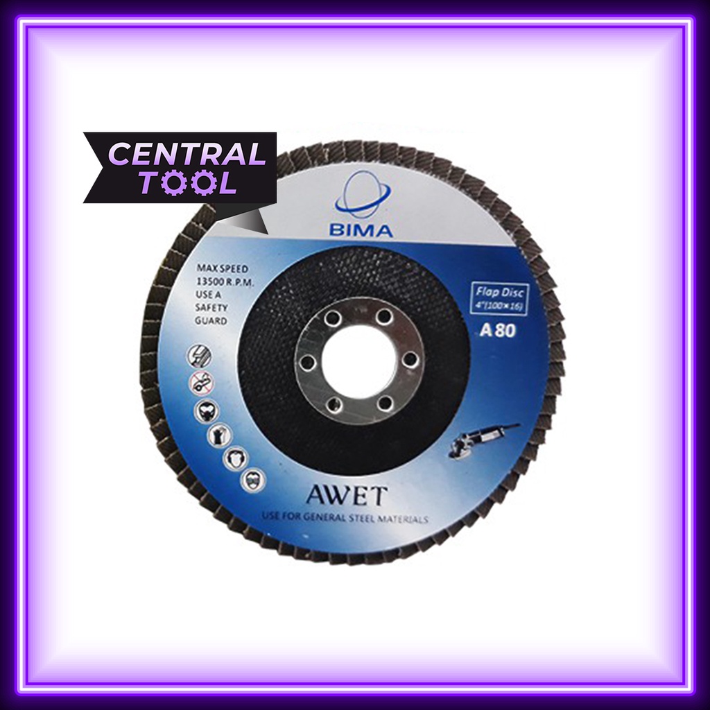 Amplas Susun 4" BIMA Flap Disc Gerinda