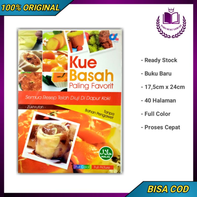 Jual Buku Resep Kue - Kue Basah Paling Favorit | Shopee Indonesia