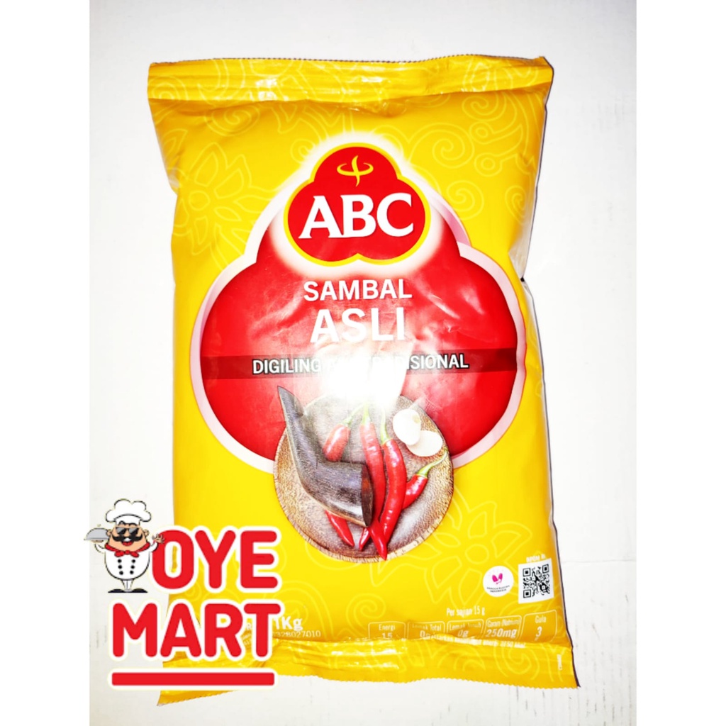 ABC SAUS SAMBAL ASLI 1KG BANTAL