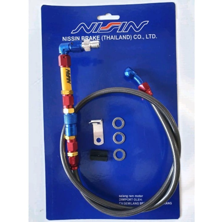 SELANG REM DEPAN NISSIN PSI CARBON 95CM SELANG REM DEPAN NISIN NISSIN MODEL SC SIAM CARBON UNIVERSAL