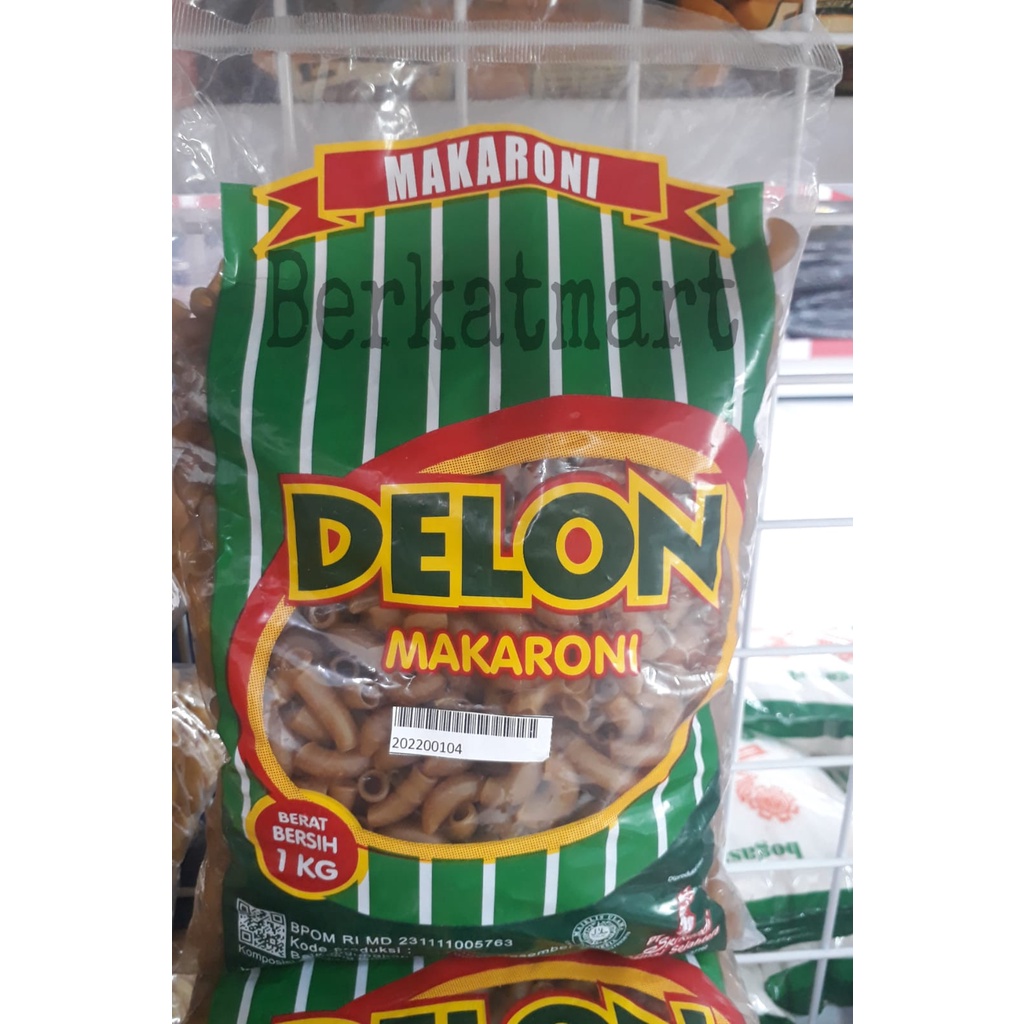 

DELON Macaroni Makaroni Goreng Special Hijau 1 kg