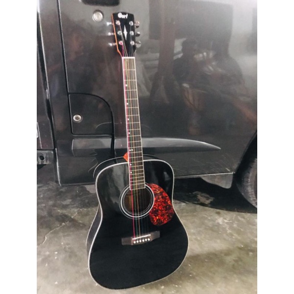 Gitar Akustik Cort ad810  original custom neck tanpa utuh tanpa sambung