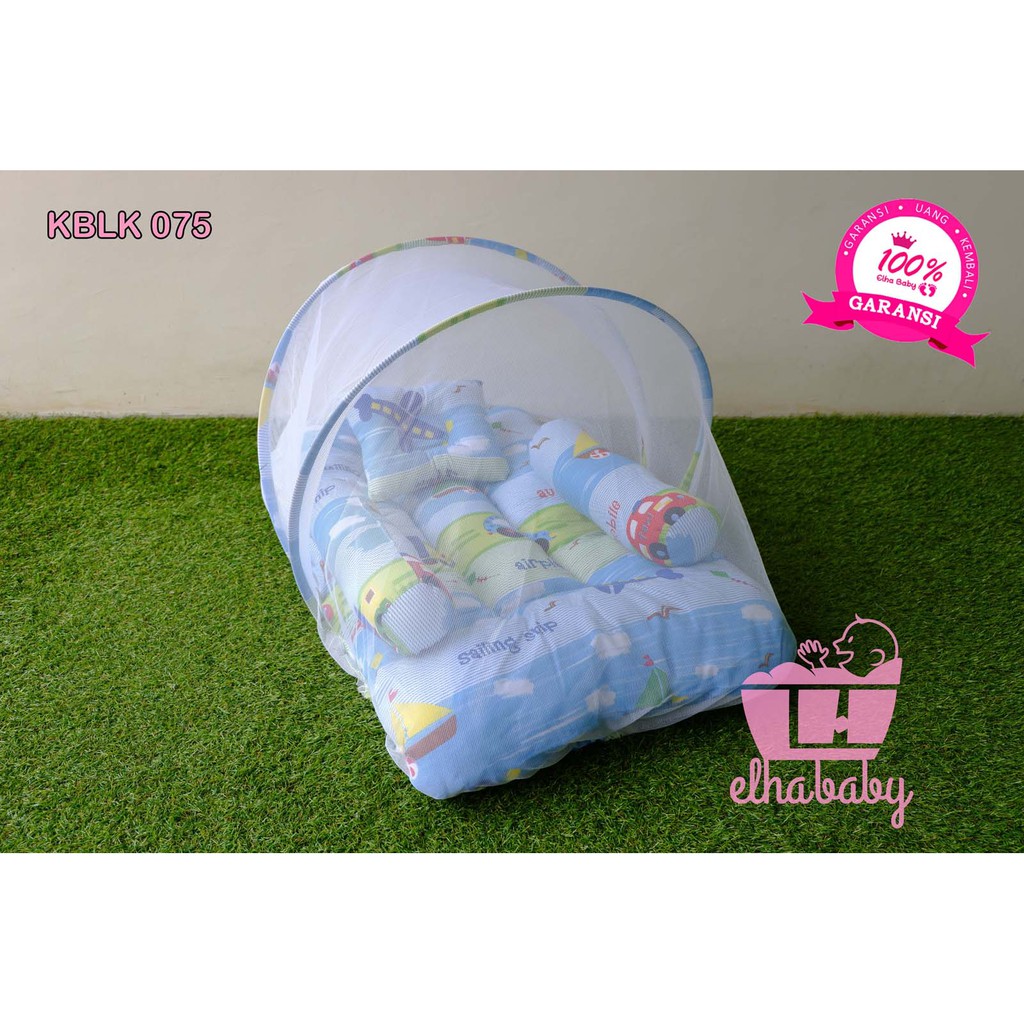 Kasur Bayi Perlengkapan Tidur Bayi Tempat Tidur Bayi Kelambu Murah-4