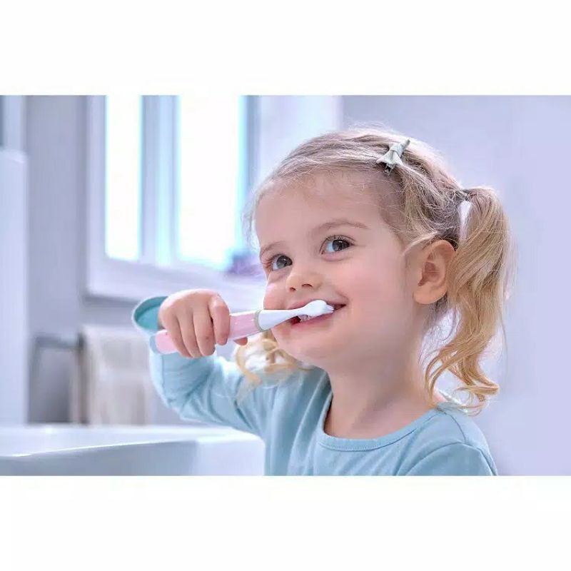 Marcus &amp; Marcus Kids Electric Toothbrush Pink and Green