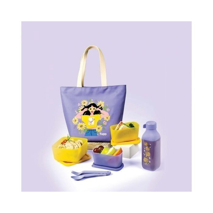 (AFW) Cosmo lady lunch box tupperware promo