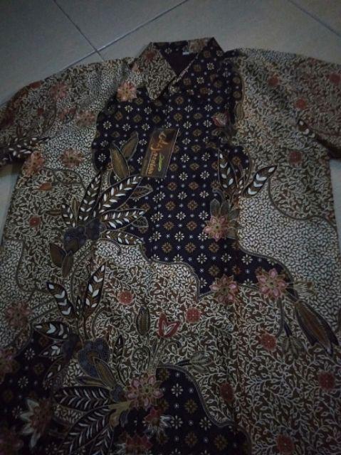 Kemeja Batik Pria Ppbtk07 Modern Lengan Panjang Casual Modis Trendy Masa Kini M L Xl Asli Pekalongan