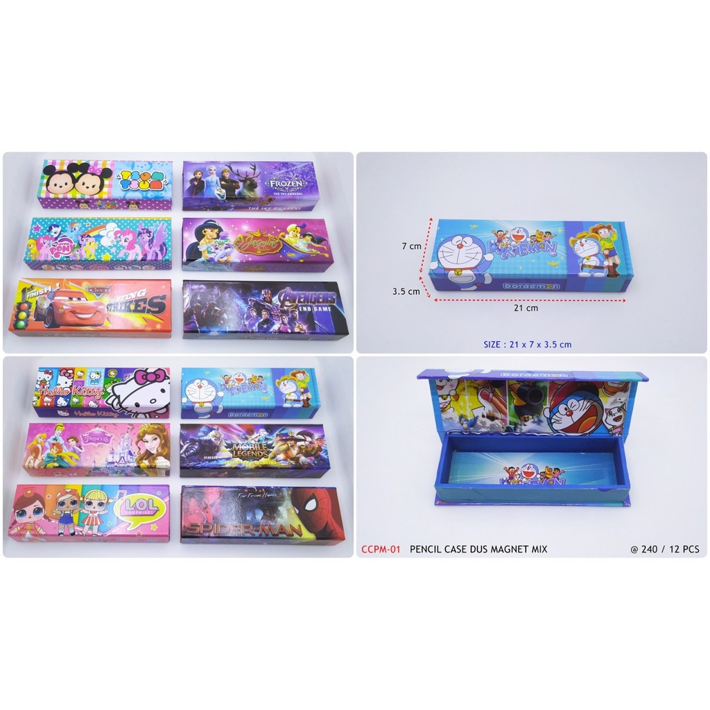 

Tempat Pensil / Pencil Case Magnet Dus (CC-PM01)