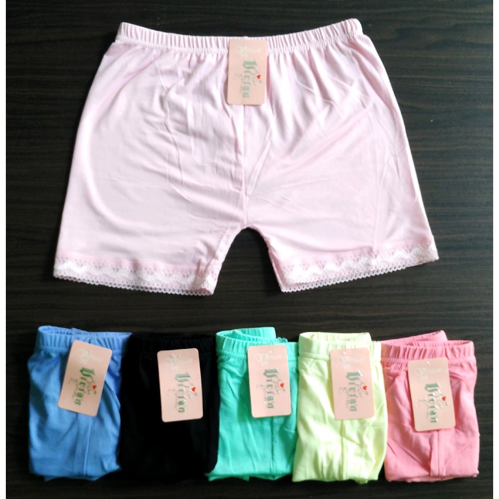 3 Pcs Celana Pendek / Short Wanita - Model Renda All Size Random Warna