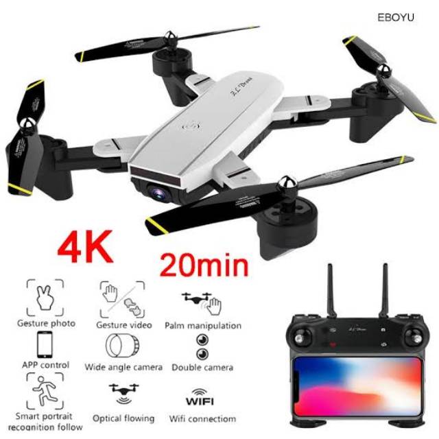 Drone SG700D Wifi FPV Camera 1080 20 menit terbang