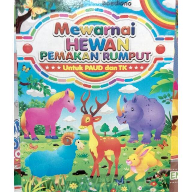 Gambar Mewarnai Hewan Pemakan Rumput - Gambar Hewan