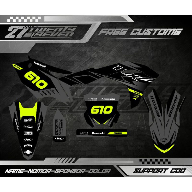 DECAL KX 250 DECAL KX 450 FULL BODY CUSTOME