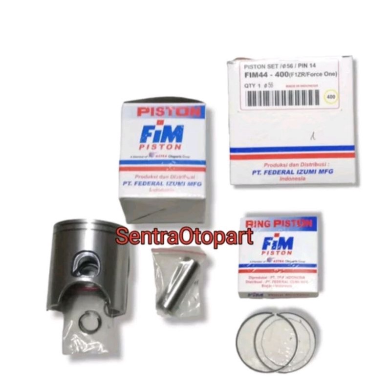 Piston seher kit f1zr force 1 2tak oversize 400 fim