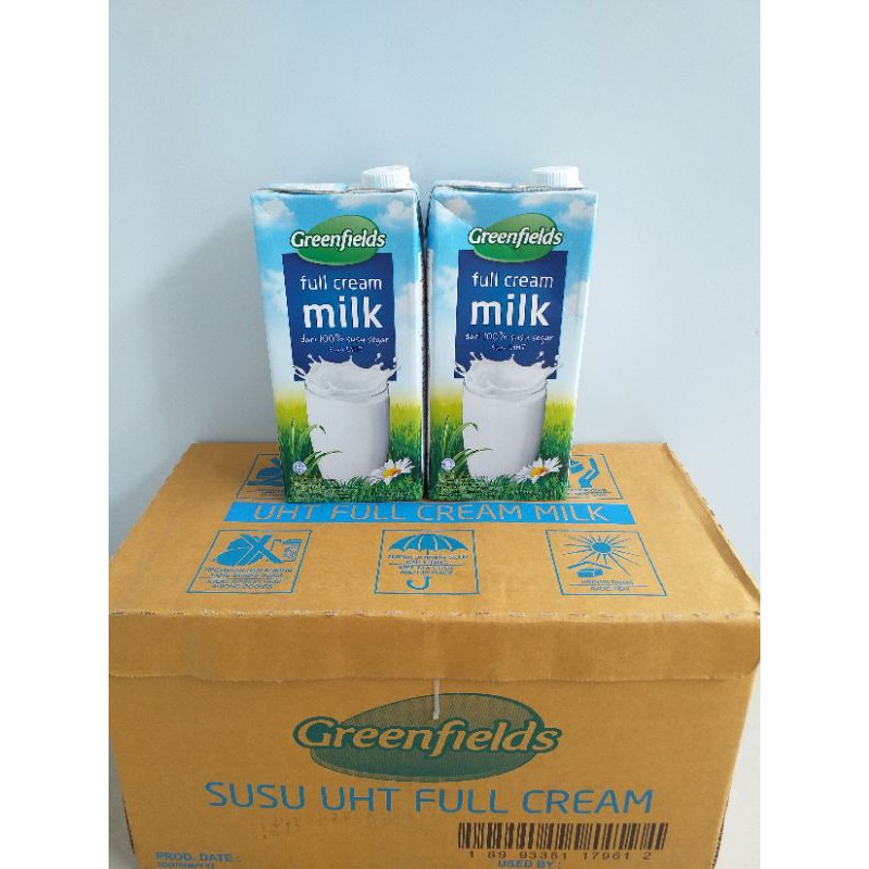 Susu Greenfields Full Cream 1 Liter 1 Dus