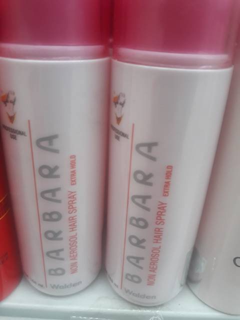 BARBARA walden NON AEROSOL hair spray extra hold 168 ML