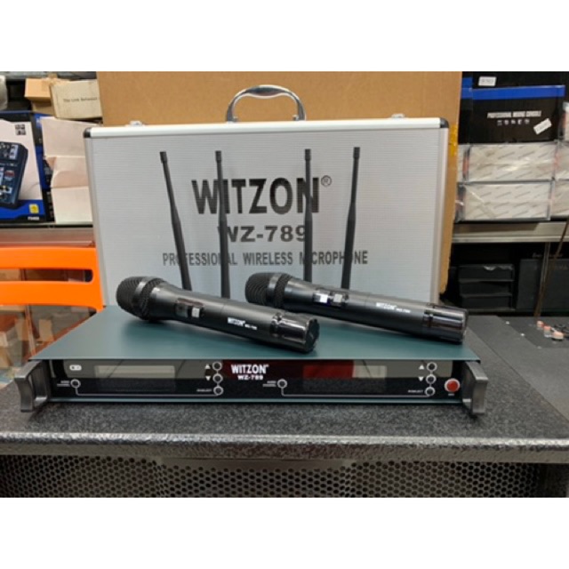 Mic wireless witzon 789. Mic wireless 4 antenna . Mic wireless witzon