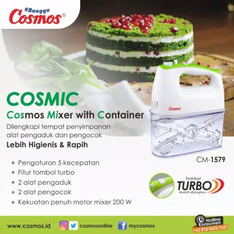 Cosmos Hand Mixer Cosmic CM-1579