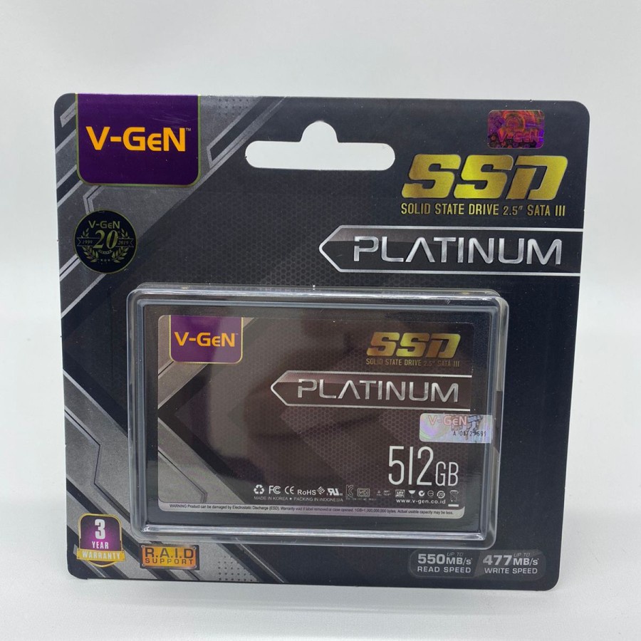 SSD VGEN 512GB PLATINUM