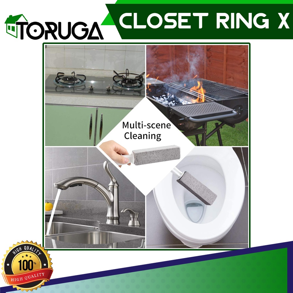 Alat Pembersih Kerak Wajan Plak Membandel WC Toilet Closet Ring X Pumice Stone Tongkat