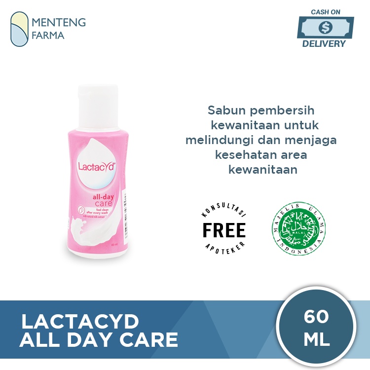 Lactacyd All Day Care 60 mL - Pembersih Organ Kewanitaan