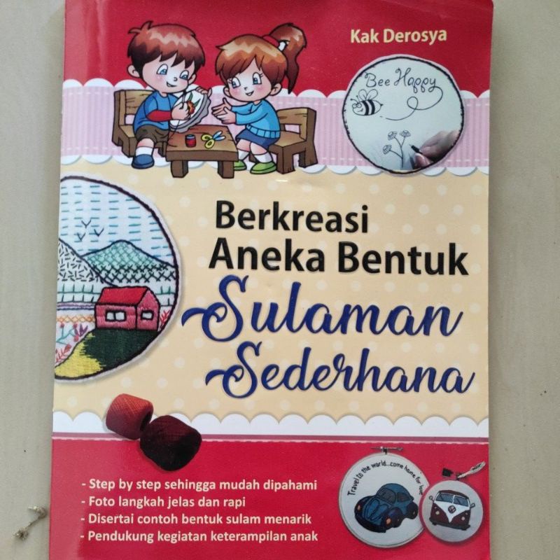 

berkreasi aneka bentuk sulaman sederhana
