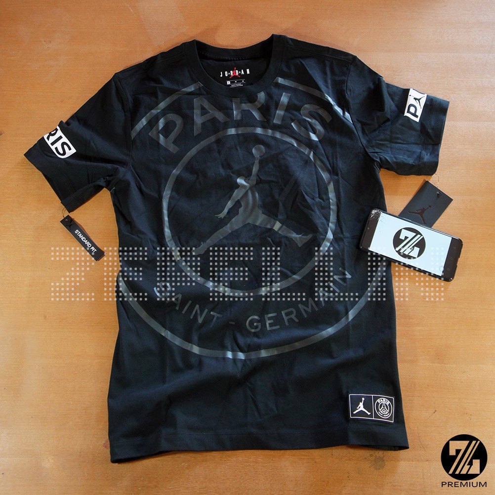 BAJU KAOS TSHIRT JORDAN X PSG (PARIS SAINT GERMAIN) LOGO TEE ORIGINAL