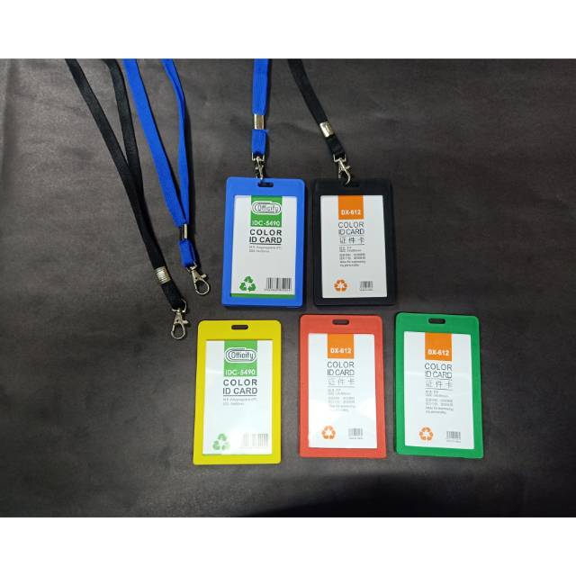 

Paketan Tali Id Card 1CM kait + Casing Id Card Plastik