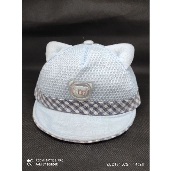 topi anak baby balita import free bordir nama