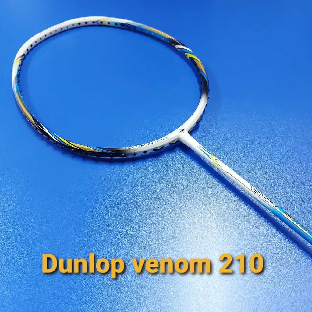 Raket badminton/bulu tangkis dunlop venom 210