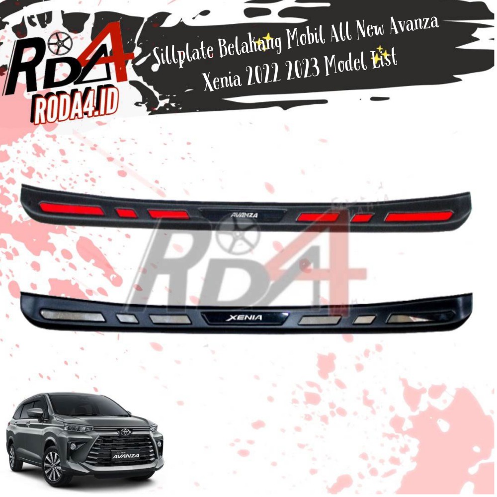 Sillplate Belakang Pintu Mobil All New Avanza Xenia  Gr 2022 Exclusive