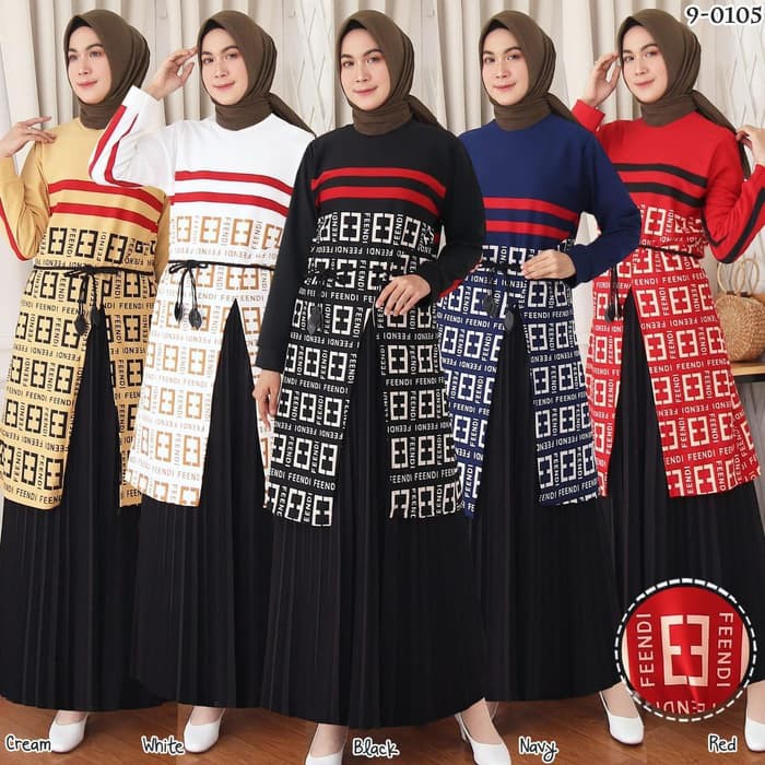 BAJU ATASAN TUNIK SCUBA FASHION WANITA REMAJA DEWASA MUSLIM KEKINIAN IMPORT TERBARU 2020 WS161
