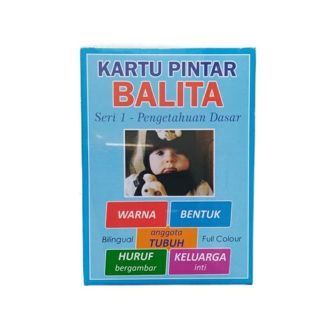 TweedyToys - Flashcard Kartu Pintar Balita Seri 1 Murah