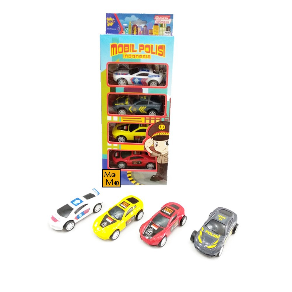 Mainan Anak Mobil Polisi Indonesia Car Series Diecast - RKC020081