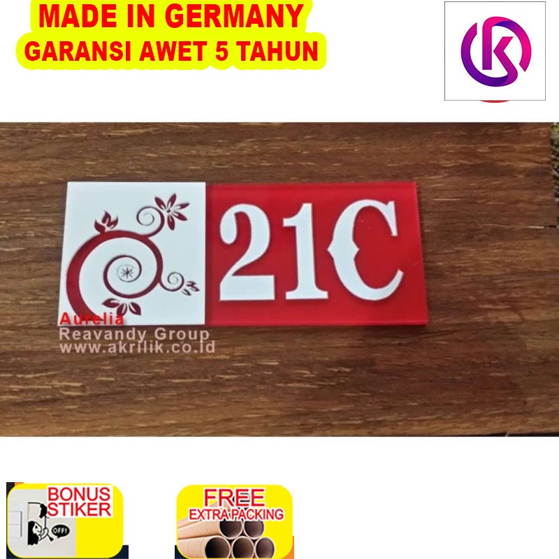 

Terlaris nomor pintu Nomor kontrakan akrilik - nomor rumah dari acrylic - 6 x 12 cm