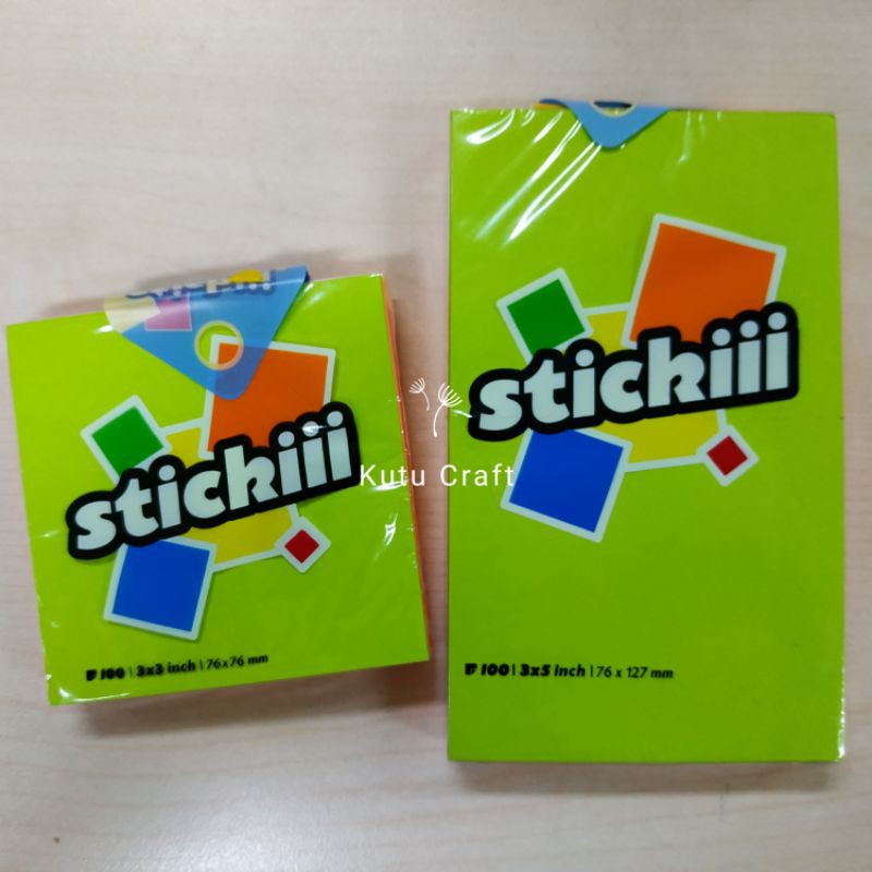 

Stickiii post it sticky note warna stabilo rainbow